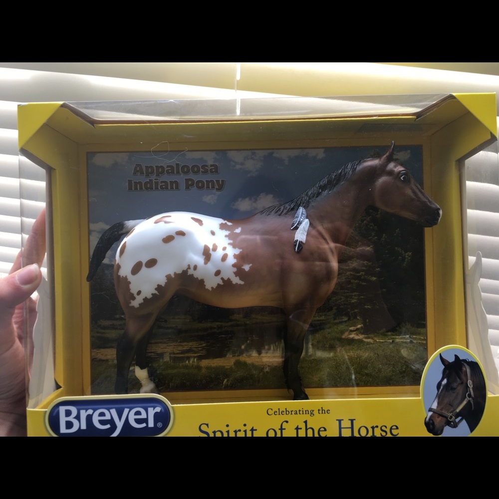RETIRED BREYER INDIAN APPALOOSA PONY BRAND NEW!!!